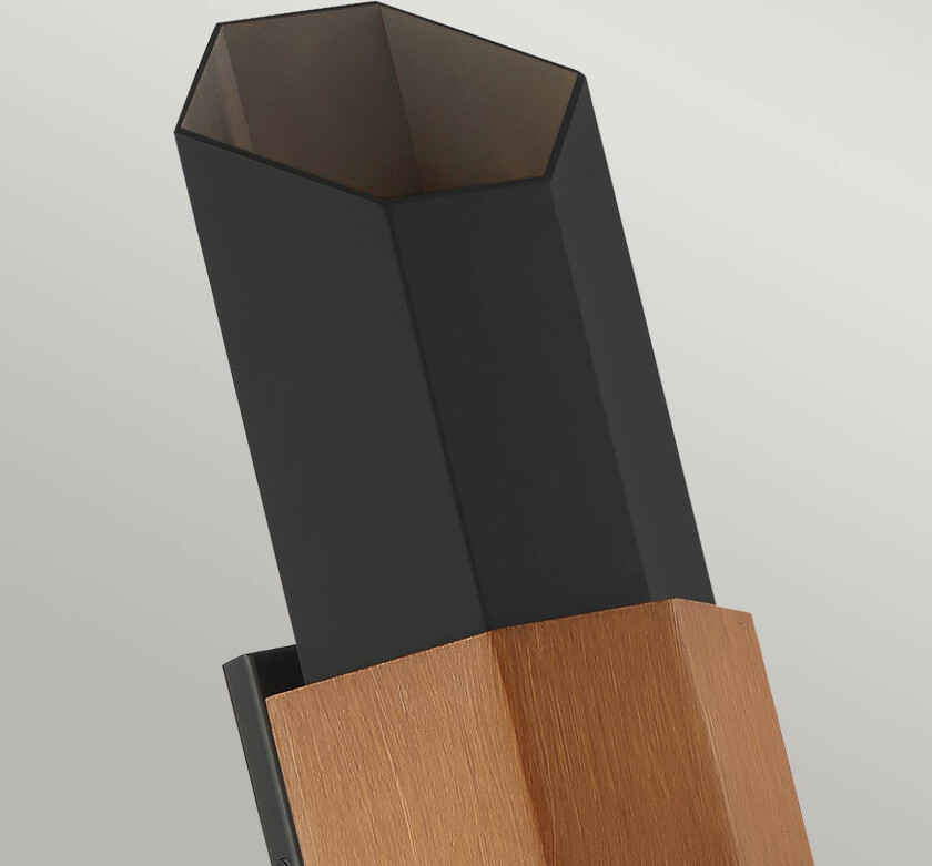 Chasm L LED utendørs vegglampe, svart, opp/ned