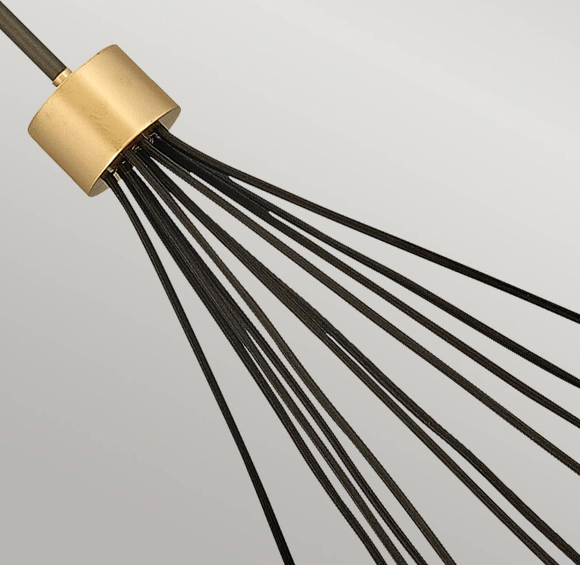 Lysekrone Astrid, metallisk bronse, 11 lyskilder