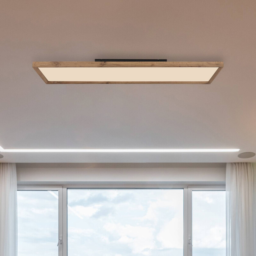 LED-taklampe Cinderella i tre CCT 120 x 30 cm