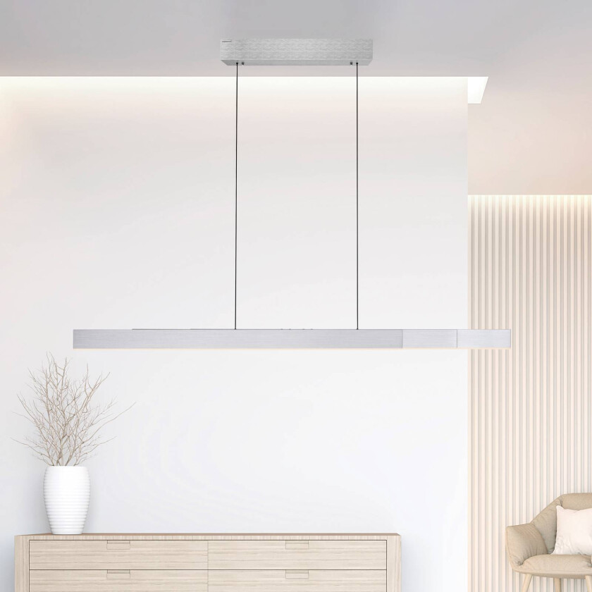 PURE hengelampe Moto-Rise, sølv, aluminium CCT