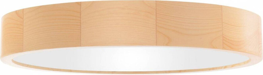 Cleo taklampe, Ø 57,5 cm, 5 lyskilder, furu, E27