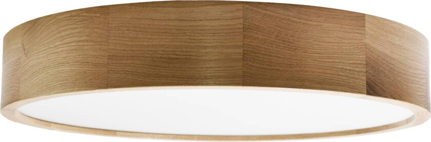 Cleo taklampe, Ø 57,5 cm, 5 lyskilder, eiketre, E27