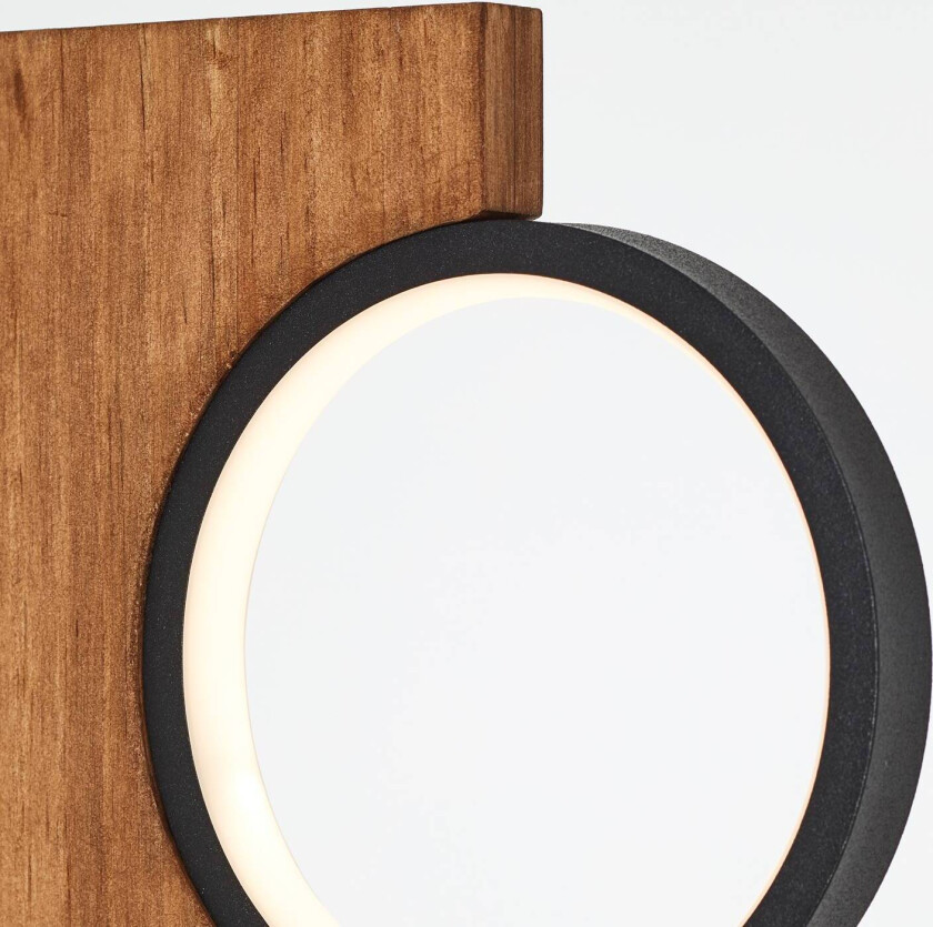 LED-gulvlampe, Cheesy av tre, 3 lyskilder