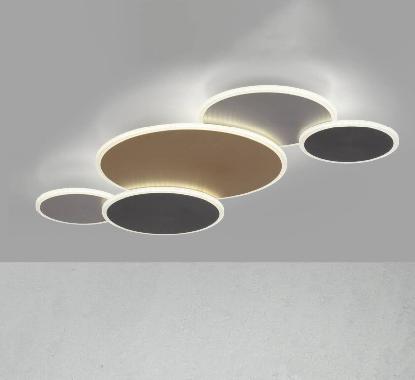 Paul Neuhaus Q-Piato LED-taklampe 5 lyskilder