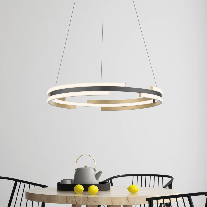 Paul Neuhaus Q-Beluga LED-hengelampe, messing