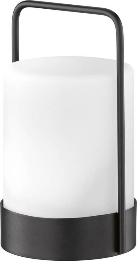 LED-solcellebordlampe Casoli batteri høyde 20cm