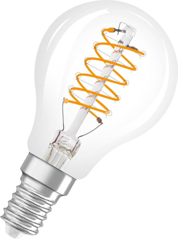 OSRAM Vintage 1906 LED-pære E14 4,8W 827 klar dim