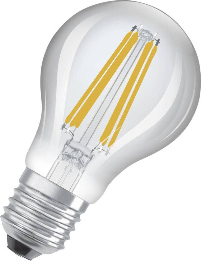 OSRAM Classic LED-pære E27 2,6W 827 filament dim