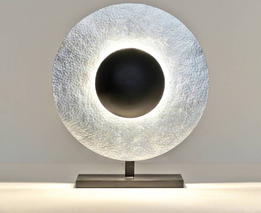 Bordlampe Satellite høyde 52cm sølv/svart