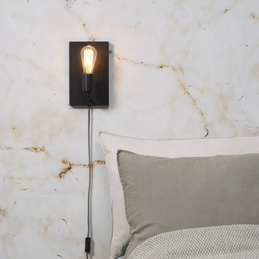 It's about RoMi Madrid vegglampe oppover svart