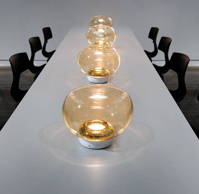 La Marriée LED-bordlampe gull/hvit