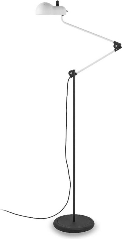 Topo LED-gulvlampe, hvit