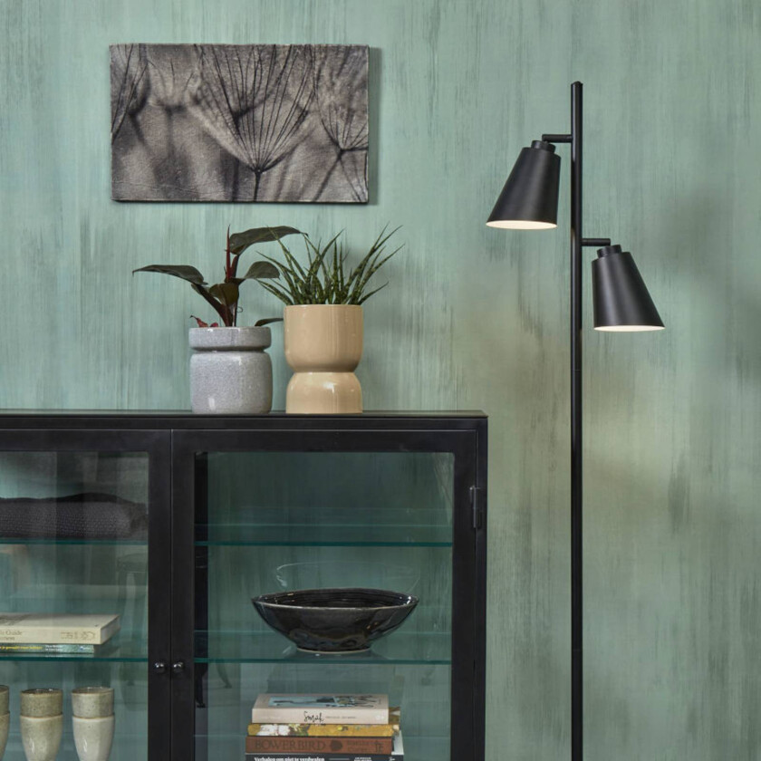 It's about RoMi Bremen gulvlampe, svart