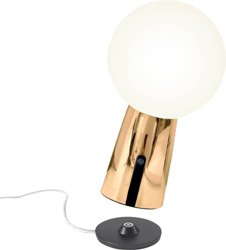 Olimpia batterilampe innendørs gullfolie