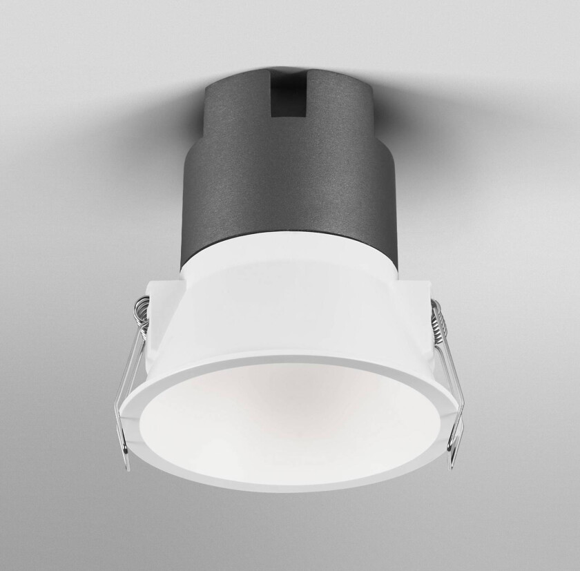 Twist LED-downlight Ø9,3cm 830 hvit/hvit