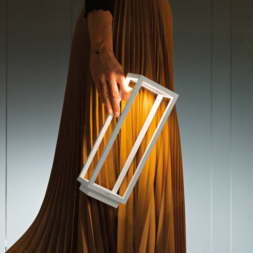 Home LED-batteri-lykt IP54 hvit