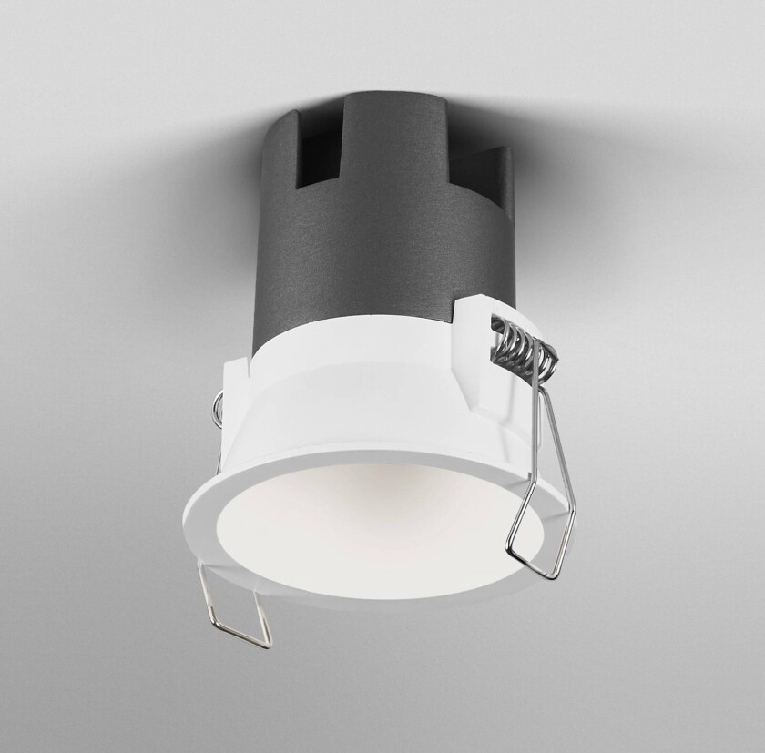 Twist LED-downlight Ø7cm 840 hvit/hvit