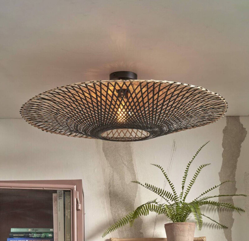 GOOD & MOJO Kalimantan tak, Ø20cm, svart/natur