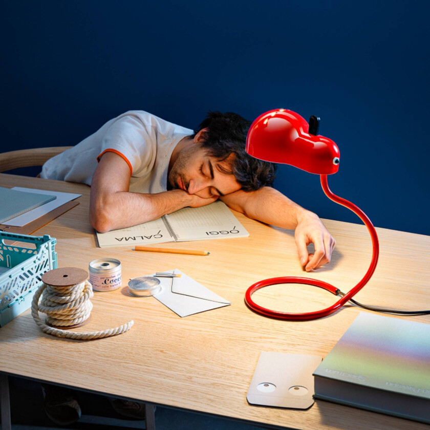 Minitopo LED-bordlampe, special red