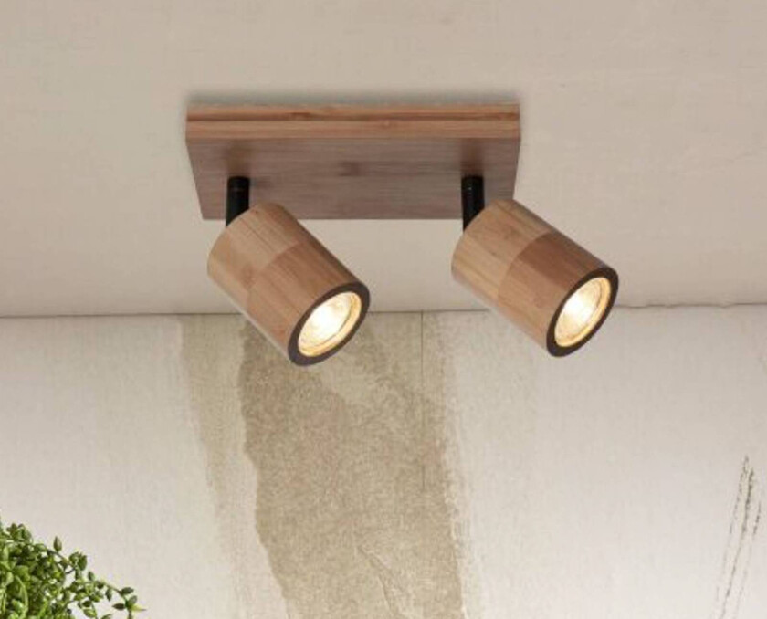 GOOD & MOJO Java taklampe, 2 lysk., natur