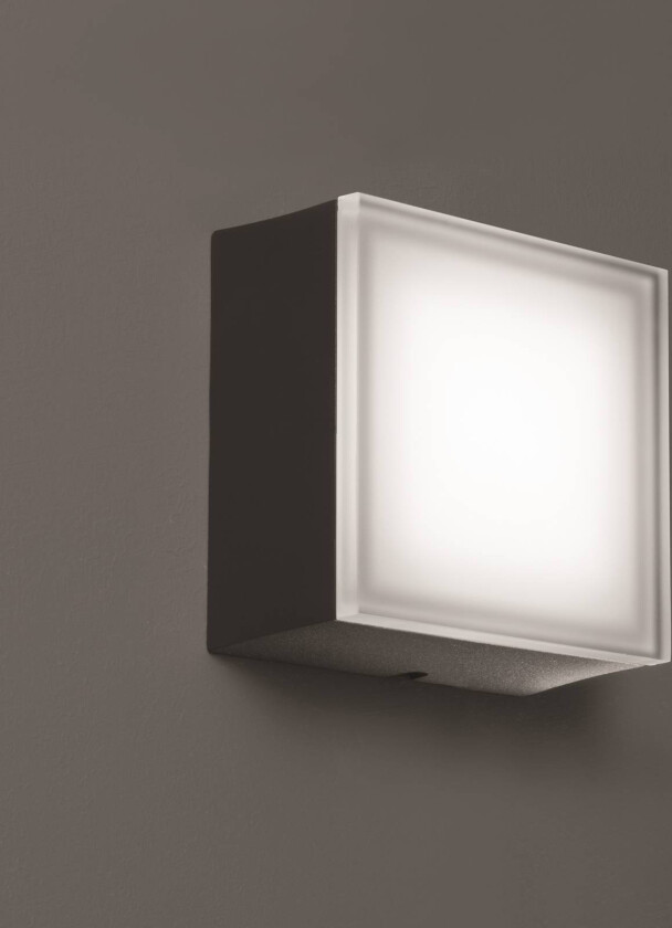 LED utendørs vegglampe 1425 graphite 12,5 x 12,5 cm