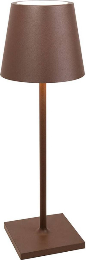 Poldina L Desk batterilampe IP54 corten