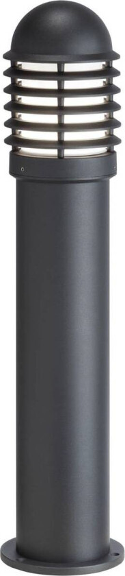 Stibelysning 1041 i støpt aluminium med lameller, høyde 75 cm