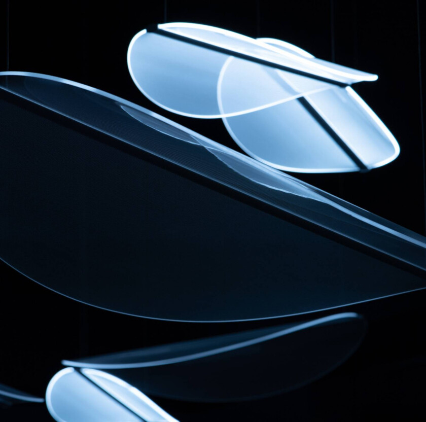 Diphy LED-pendellampe 1-lys. DALI-Push 96 cm