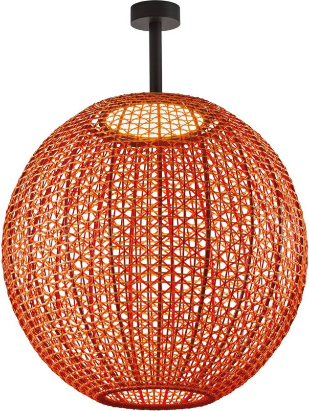 Nans Sphere PF/60 LED utendørs taklampe rød