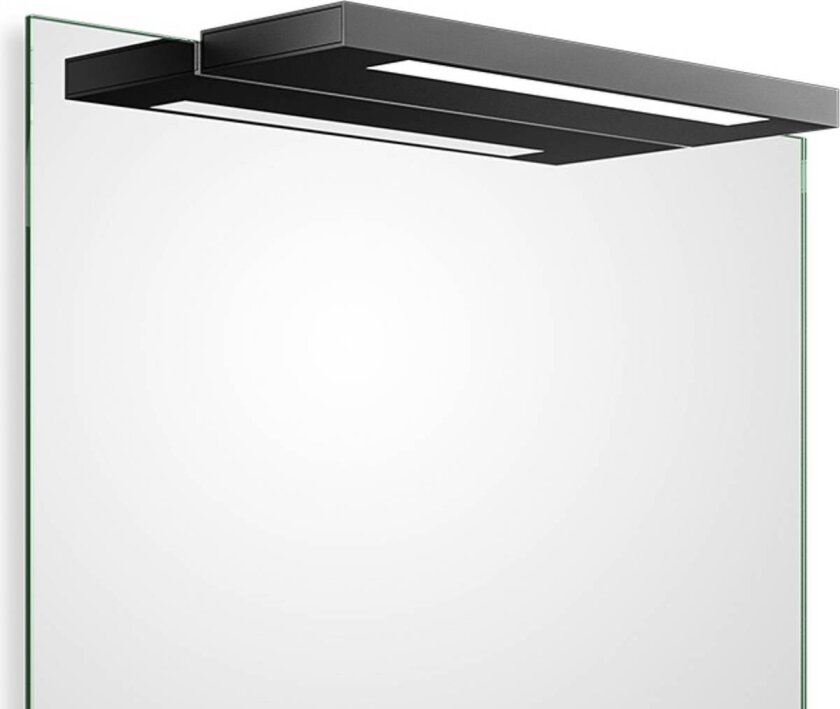 Slim 1-34 N LED-speil-lampe svart