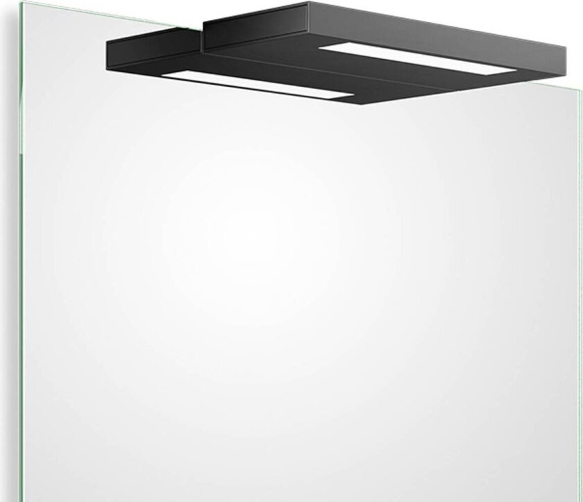 Slim 1-24 N LED-speil-lampe svart