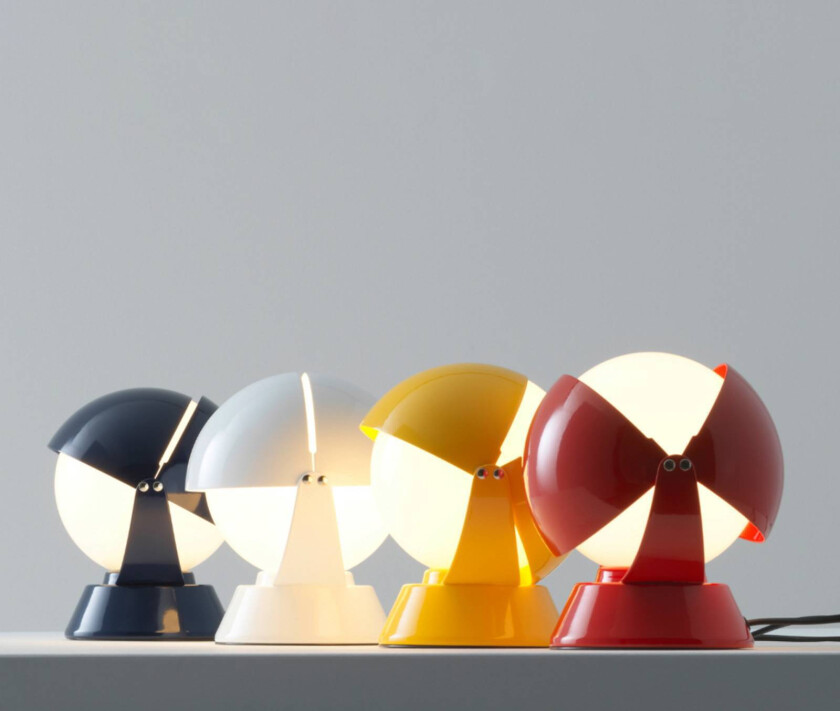 Buonanotte LED-bordlampe, rød