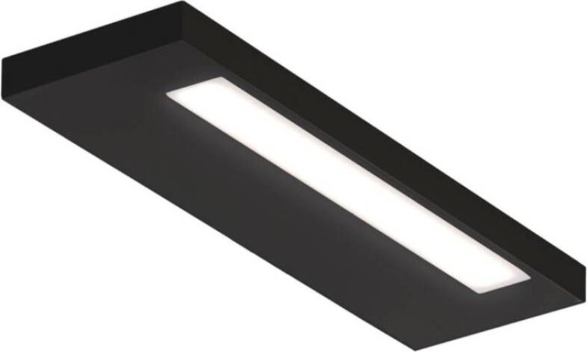 Slim 24 N LED-vegglampe, svart