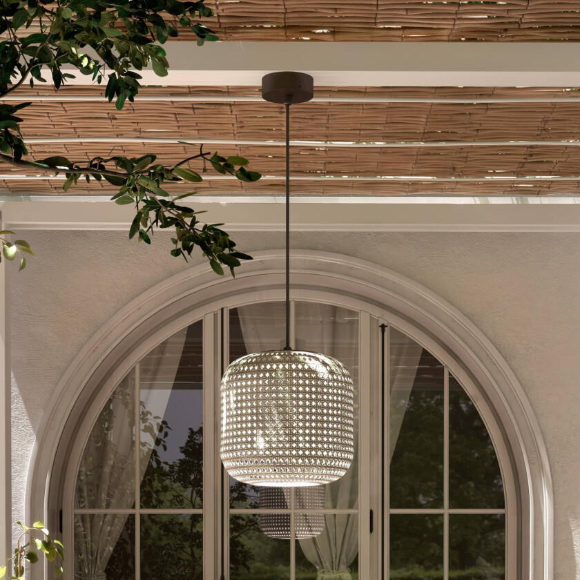 Nans S/31 LED-pendel til utendørs bruk, beige