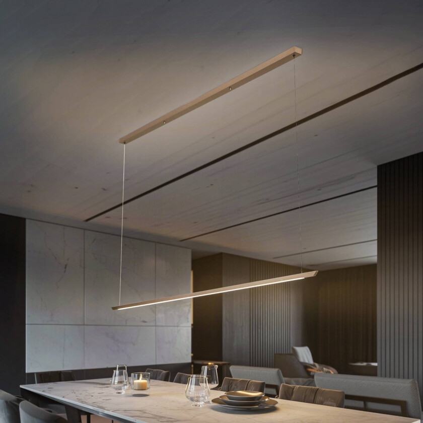 Quitani Niara LED-pendellampe CCT bronseanodisert