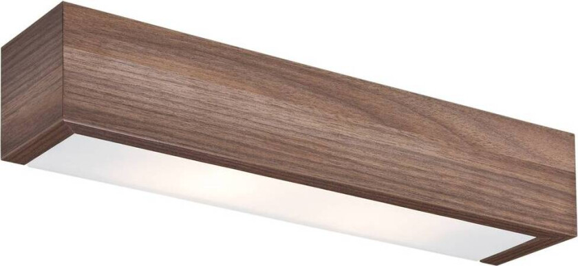 Vegglampe Platani, valnøttre, bredde 42 cm, opp/ned