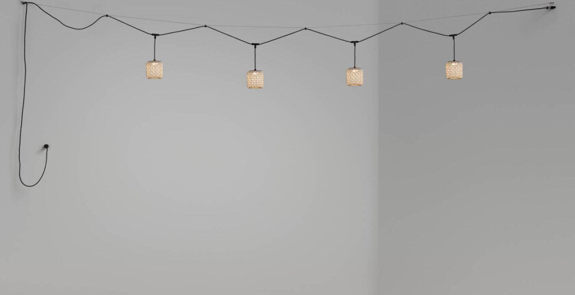 Nans S/16/4L utendørs LED-pendellampe, beige