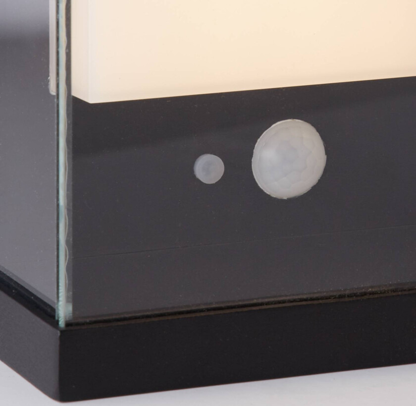 LED solcelle utendørs vegglampe 67419BK