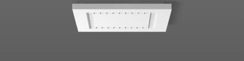 RZB Hemis Square taklampe 25x25 cm 4 000 K