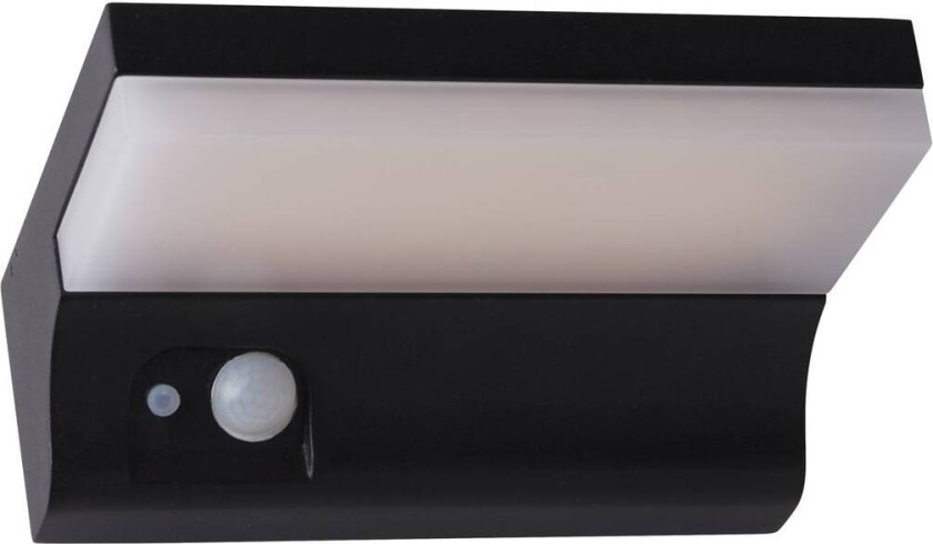 LED solcelle utendørs vegglampe 67417BK