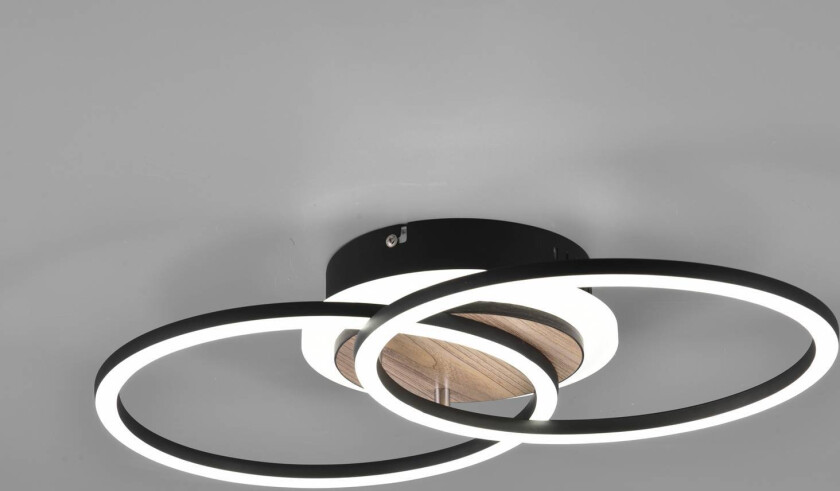 LED-taklampe Giro 3 lyskilder rund fjernkontroll