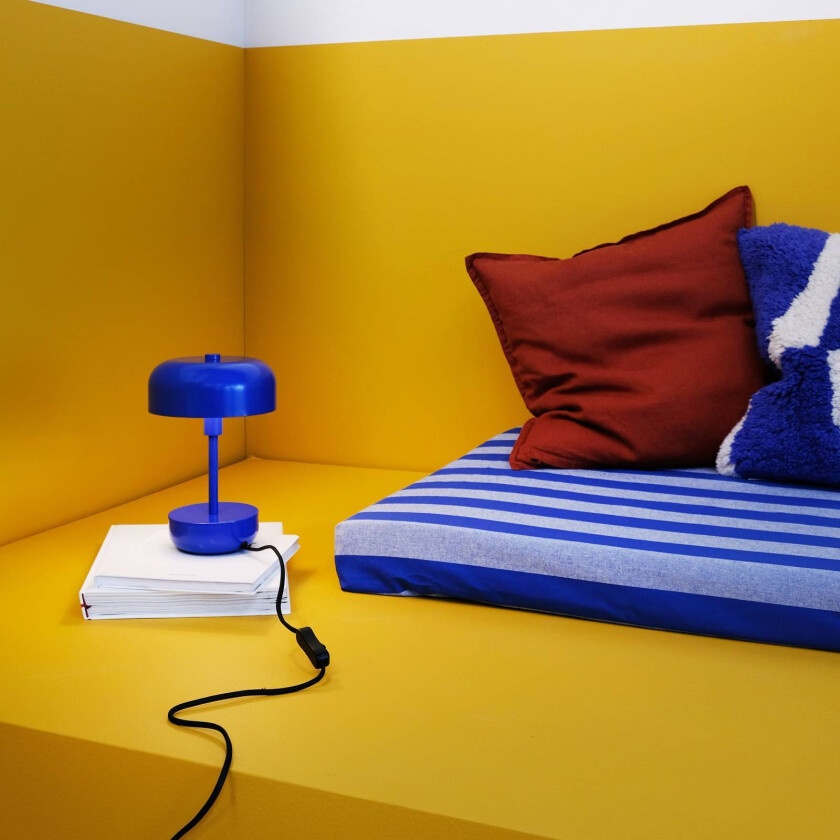 Haipot bordlampe, IP20, blå