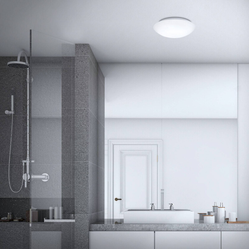 LED-taklampe med sensor Elipso IP44 4000K Ø28cm