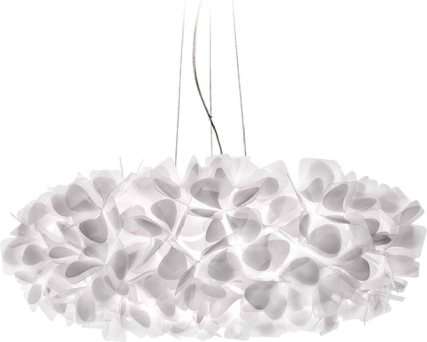 hengelampe Clizia Mama Non Mama, Ø78 cm, hvit/klar