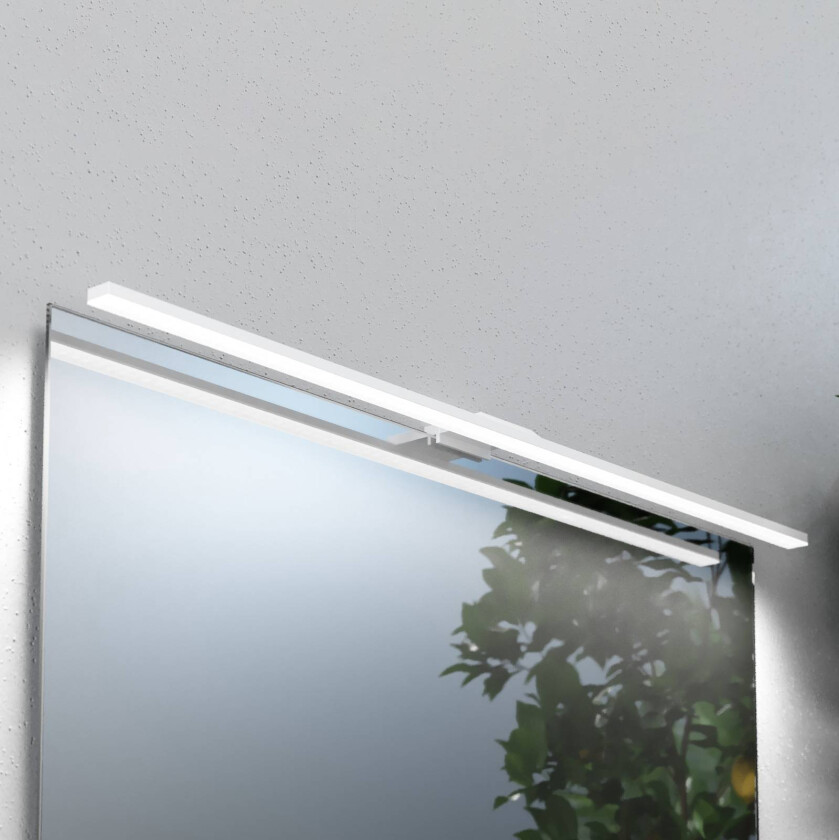 LED-speilbelysning Triga, IP44, hvit, 80 cm, 3 000K