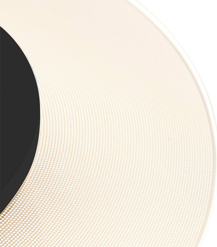 LED-taklampe Lido, svart, Ø 28 cm