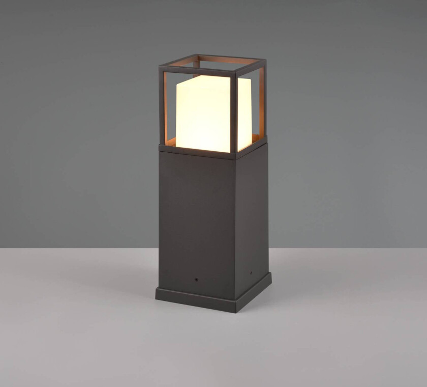 Witham LED-sokkelarmatur, antrasitt, CCT