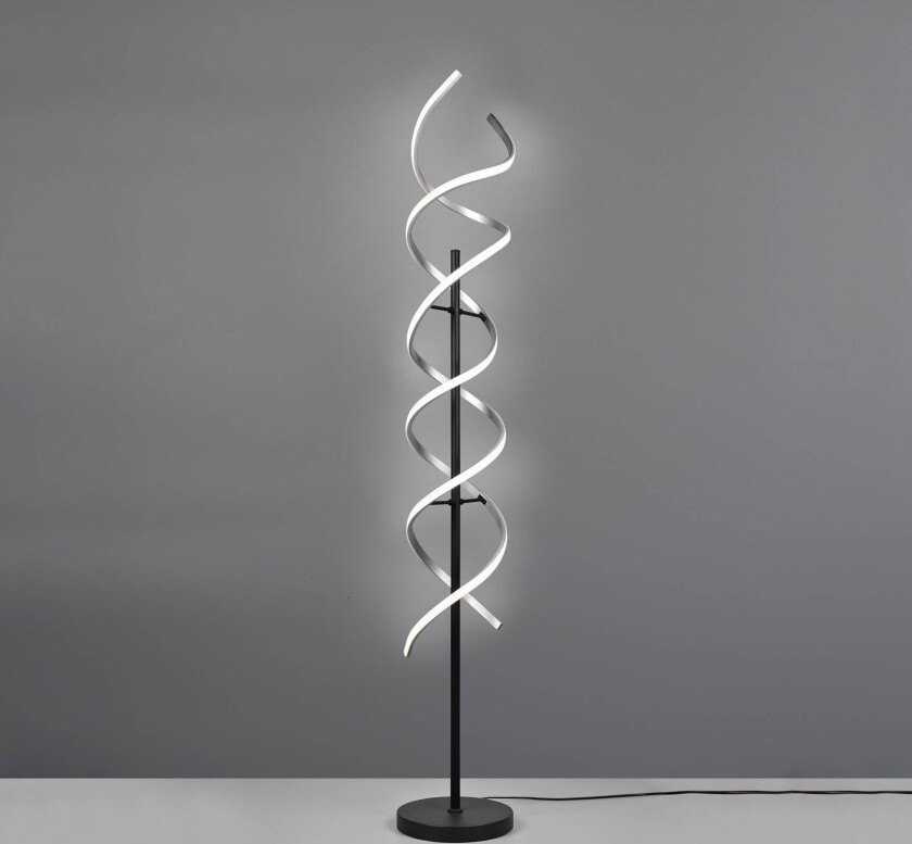 Sequence LED-gulvlampe, dimbar, CCT, aluminium