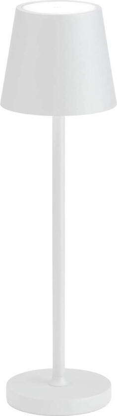 LED-bordlampe 5098, oppladbart batteri, IP54, dimbar, hvit
