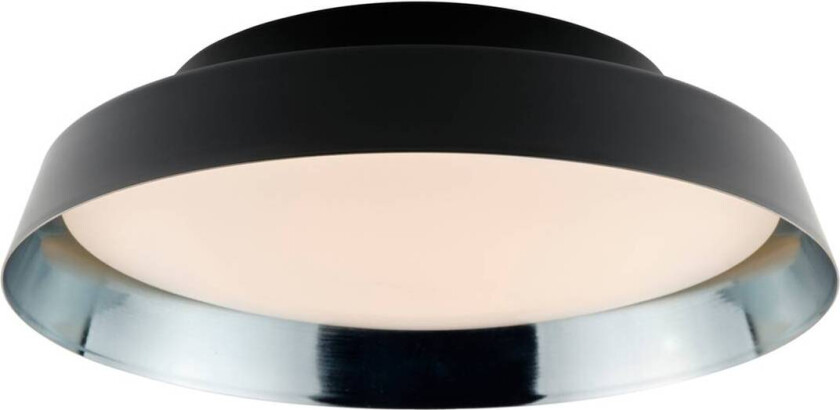 LED-taklampe Boop! Ø54cm svart/blågrå